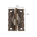 Dophee Mini Decorative Hinges Antique Style 2pcs 36x23mm Bronze Tone 1