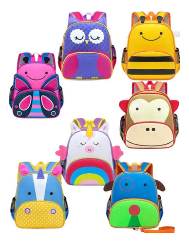 Levys Bazar Mochila Infantil Jardin Escolar Diseño Animales Niño Niña 0