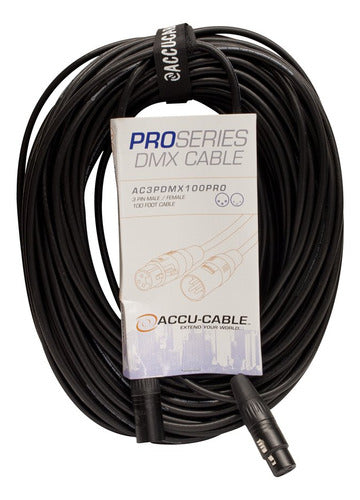 Adj Productos Ac3pdmx100pro 100 Pies 3 Pin Pro Dmx Cable Pvc 0