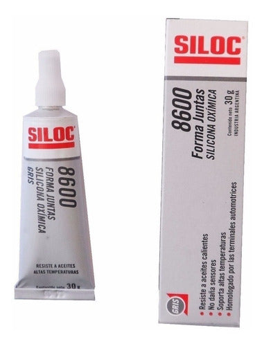 Sellador Forma Junta Silicona Gris Siloc 8600 X 30 Gr 0