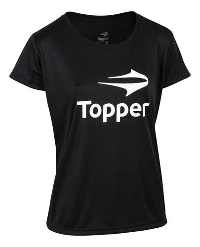 Topper Brand Tee WMN TRNG Sports Shirt Women Running Gym Fitness ASFL70 0