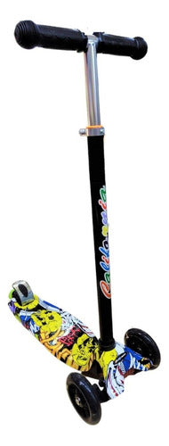 Faydi California Graffiti Scooter with LED Lights 5