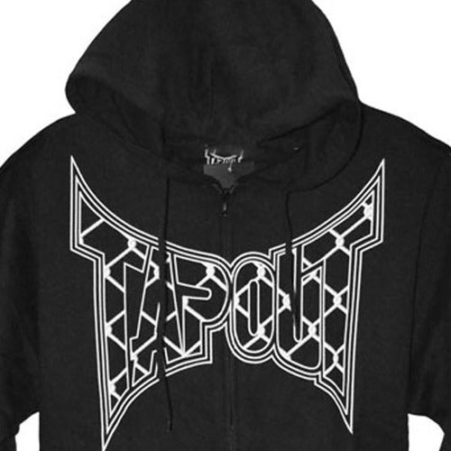 TapouT Caged Zipup Hoodie Black - Size XXL 1