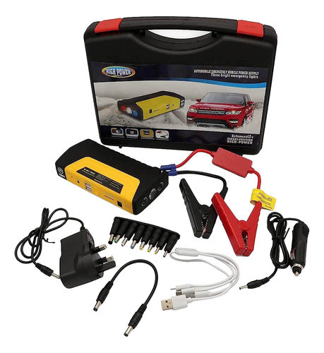 Arrancador Cargador De Bateria Auto Portatil 46000ma 0