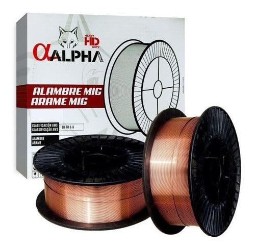 Alpha Pro Alambre Mig Con Gas 0,6 Mm Er70s-6 - Ynter 0