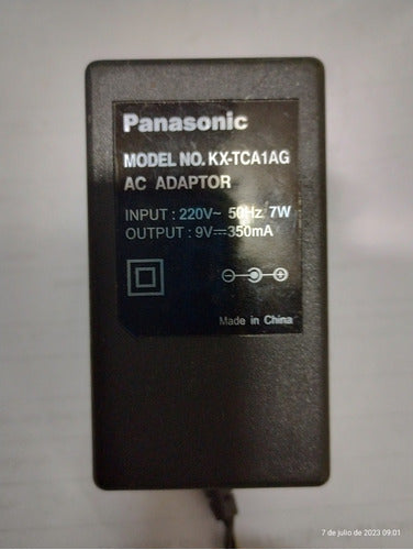 Fuente Panasonic 9v 350 Ma Kx-tca1ac 2