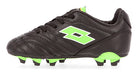 Lotto Football Boots Stadio FG Kids in Black and Green 1