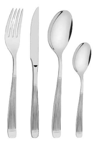 Premium Stainless Steel Cutlery Set - 24 Pieces 0