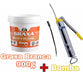 Kit Bomba De Graxa 500g Manual Mais Graxa Branca Lítio 900g 1