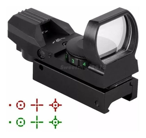 Zeroing Holographic Tactical Scope 11mm and 22mm Reticle 1