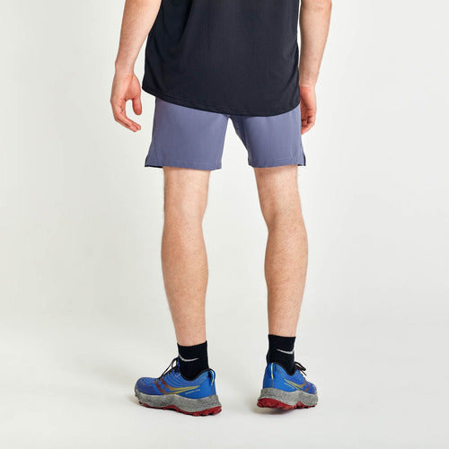 Saucony Outpace 5 Men's Navy Blue Shorts 2