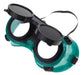 Soldadura Corte Soldadores Gafas Flip Up Lentes Verde Oscuro 0