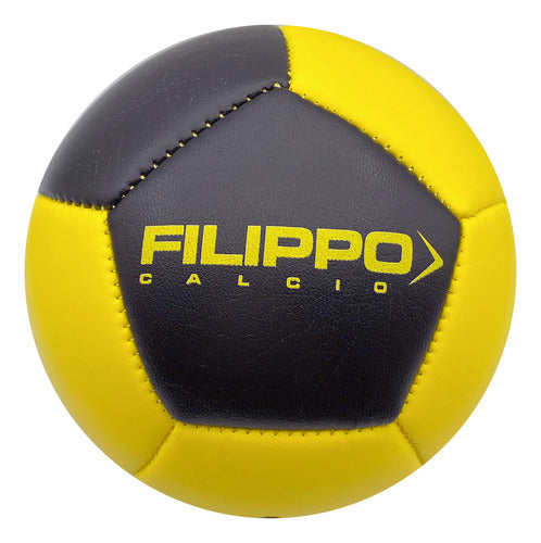 Pelota De Fútbol, Nº2 Cosida, Amarillo Filippo 3