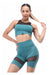 Ludmila Set: Top and Cycling Shorts Combo in Aerofit SW Tul Combination 34