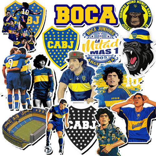 Pack De Stickers De Boca Juniors Por 30 Unidades 0