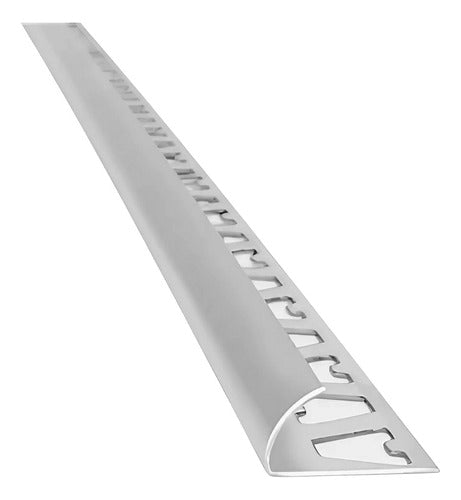 Atrim Guardacanto Arco Cromo Brillante Aluminio 10mm 1381 0