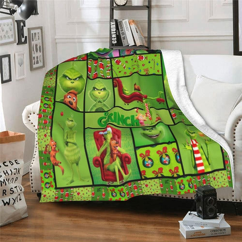 Cuxzaks Cartoon Christmas Blanket 50x60in Flannel Throw Blanket 2