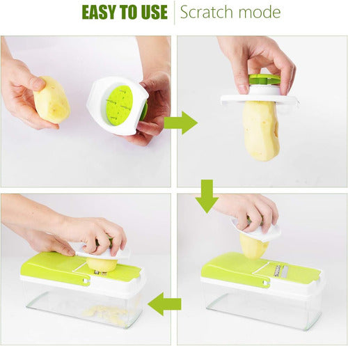 Kithouse Vegetable Chopper Mandoline Slicer Dicer - Large Fruit & Vegetable Cutter 4