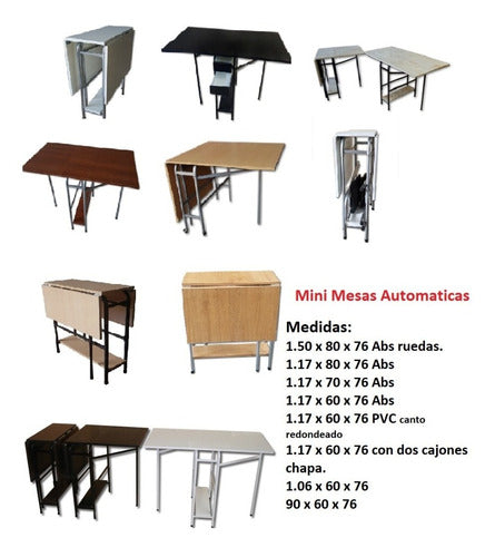 Mini Mesa Original Extensible Plegable Automática 5