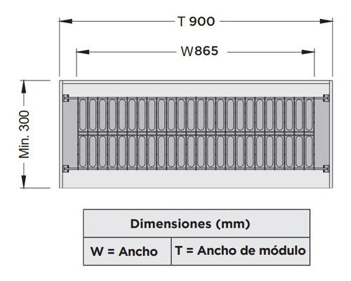 Euro Hard Stainless Steel Dish Drainer 900mm 4