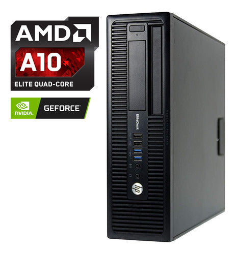 Pc Computadora Gamer A10 16gb Ddr4 120ssd+500gb Geforce 2gb 1