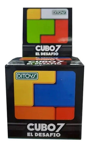 Ditoys Cubo 7 El Desafio Arma El Cubo Original 0