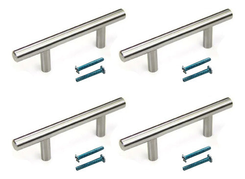 Lusich 32mm Stainless Steel Drawer Handle Set of 4 0