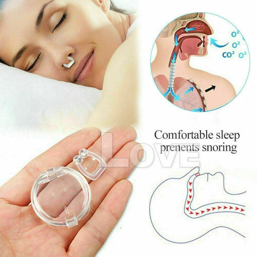 Magnetic Nasal Anti-Snoring Device Sleep Apnea Stopper 9
