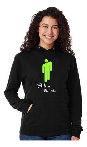 MA_INDUMENTARIA Buzo Canguro Billie Eilish Logos - Niños Y Adultos - Unisex 4