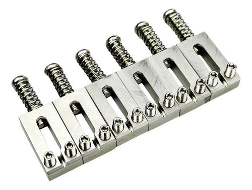 Carrinhos Saddles Aço Inox Para Ponte Tratocaster Strato 0