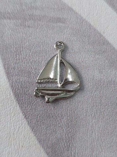 Genérica Metal Ship Charm for Jewelry Souvenirs Pack of 20 1