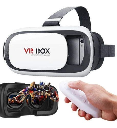 Genérica Lentes Realidad Virtual 3D VR Box + Control 1