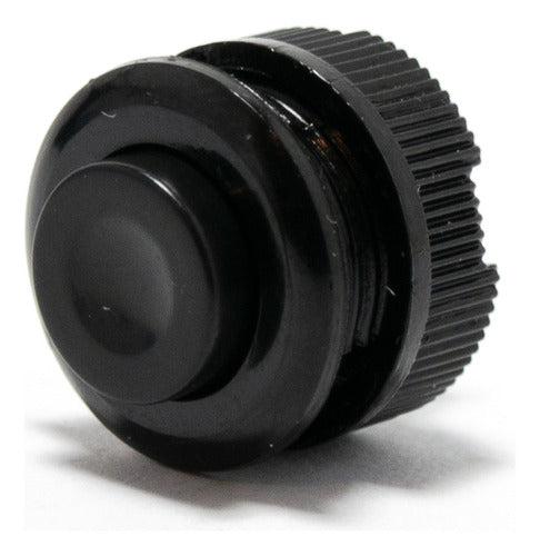 ELUMILED 2 Normal Open Push Buttons 16mm Diameter 14mm Hole 1A 250V Black 0