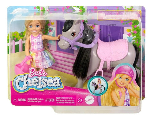 Mattel Barbie Chelsea Doll Set with Pony and Accessories - 3+ Years 0