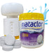 Nataclor Pool Chlorine Tablets and Floater Kit - 1kg Triple Action for Pools 0