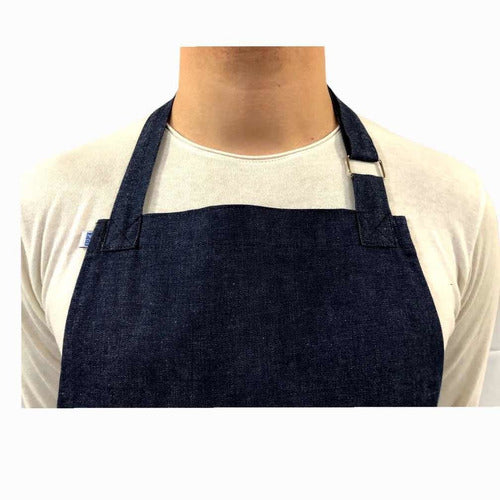 Plain Jean Apron with Adjustable Strap and Pocket 2