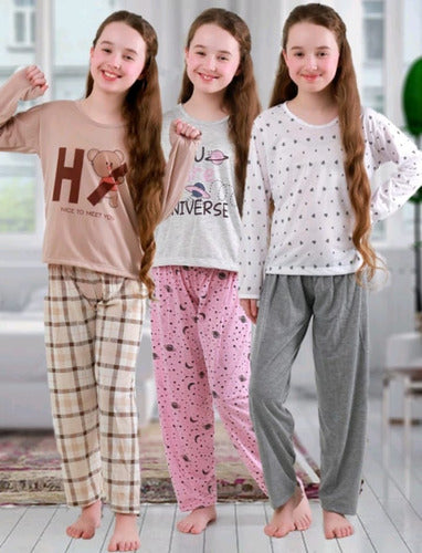 Molde De Pijama Infantil 2,4,6,8,10,12,14 Em Tamanho Real 0