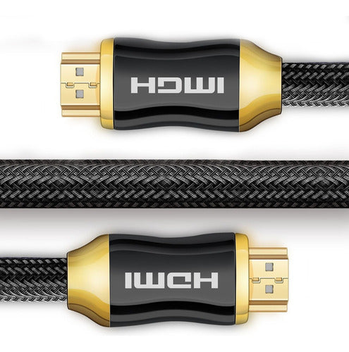 Cable Hdmi 4k 19+1 Nailon Trenzado Gravity Largo 3 Metros © 5