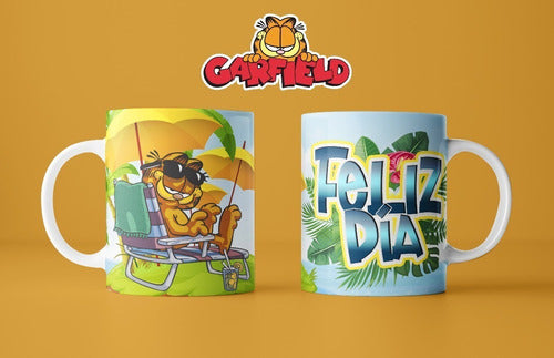 Kit Diseños Plantillas Tazas Garfield Sublimación M1 4