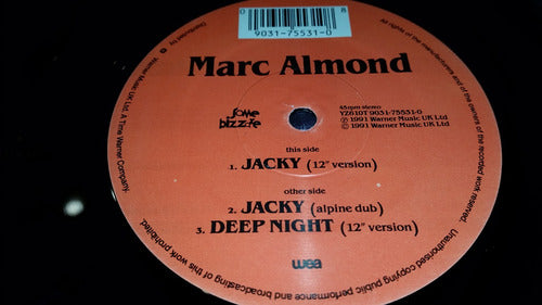 Marc Almond Jacky Tapa Con Roces Vinilo Excelente Estado 91 1