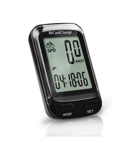 Coolchange Wireless Bike Speedometer with Odometer and Light - AVS 0