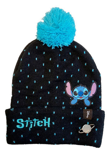 Disney Gorro Niñas Stitch Pompon 0