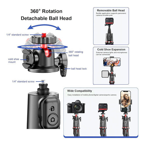 Flexible Trípode De Teléfono Selfie Stick - Mini Soporte De 1