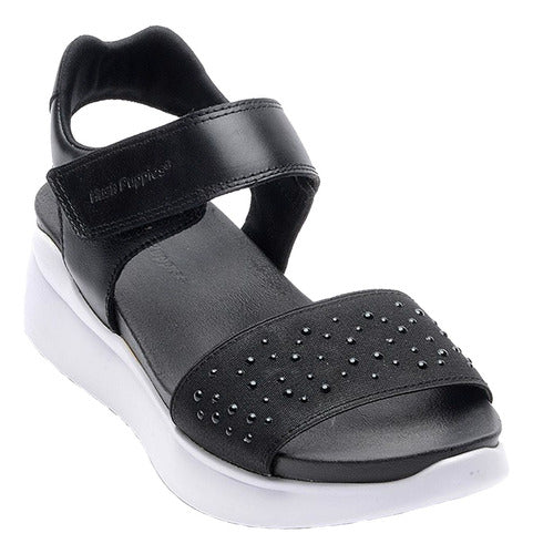 Hush Puppies Women's Tor Black Sandals HSN640279 EEZAP 1