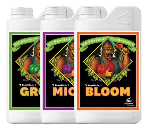 Advanced Nutrients Micro Grow Bloom Bases 1L Flora Vege 0