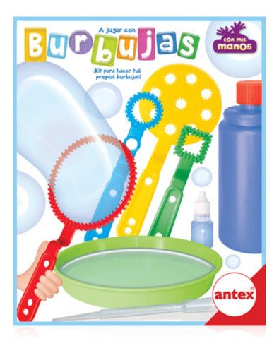 A Jugar Con Burbujas Antex Burbujero Niños Juego Full 0