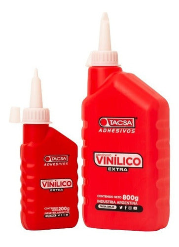 Tacsa Vinyl Adhesive Extra Tacsa Bottle with Spout X 200g 2