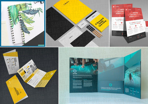 GRAFICA...SAFETAG Flyer Brochure A4 Promotional Brochures Tri-Fold Bi-Fold 1