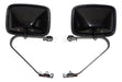 FB - Black Metal Mirrors for Dodge D100 D200 Pickup Trucks 0