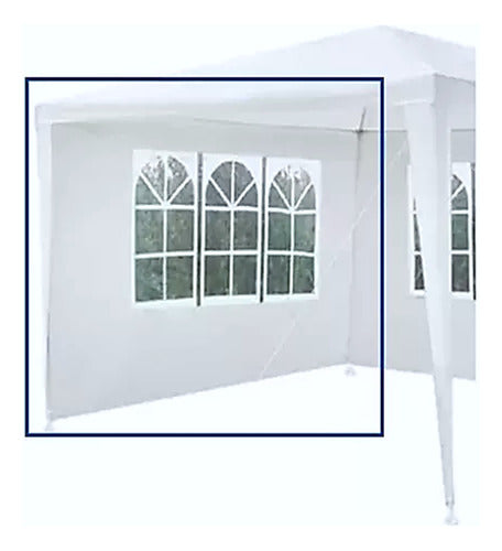 Exahome Gazebo Wall Covering with Windows 4x3 0